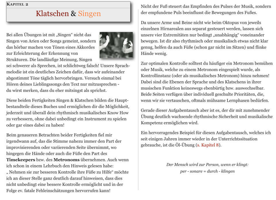 Singen &#38; Klatschen